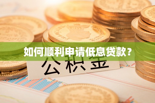 帮办如何顺利申请低息贷款？