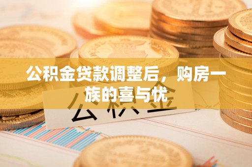 帮办公积金贷款调整后，购房一族的喜与忧