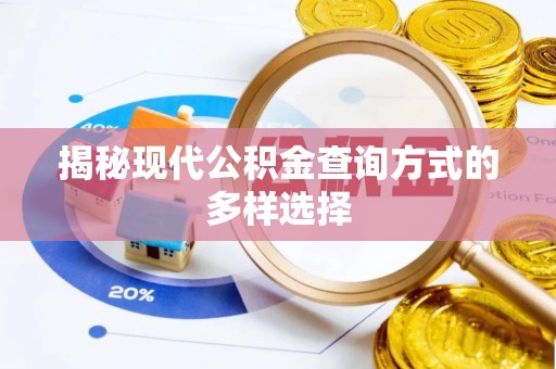 帮办揭秘现代公积金查询方式的多样选择